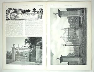 Original Issue of Country Life Magazine Dated December 26th 1908, with a Feature on Harrowden Hal...