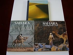 Lot de 3 ouvrages : Sahara : La passion de la vie. Avant-propos de Dominique Champault + Sahara +...