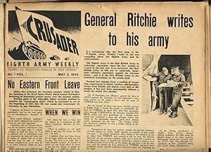 The Crusader : Eighth Army Weekly, Issued to Fighting Forces in the Desert. 13 issues, May 2, 194...