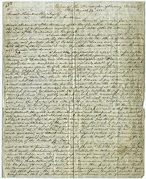 Philadelphia and Reading Railroad Company. A letter to Thomson Hankey & Co of London requesting f...
