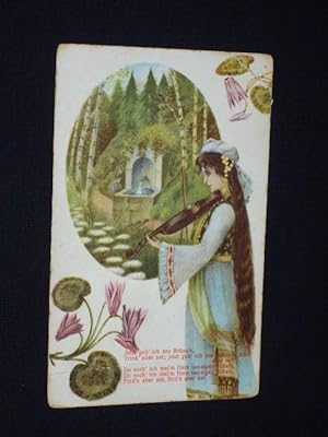 Farbig lithographierte Original-Postkarte, um 1920