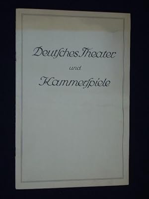 Blätter des Deutschen Theaters und der Kammerspiele, Spielzeit 1937/38, Heft 4. Programmheft HERO...