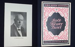 Theater-Zeitung. Offizielles Organ des Stadttheaters Basel. 9. Jahrgang, 2. Januar 1925, Nummer 19