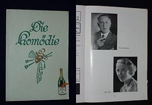 Die Komödie, Heft 2, 1937/38. Programmheft DIE PRIMANERIN von Sigmund Graff [und] DER TOTENTANZ v...