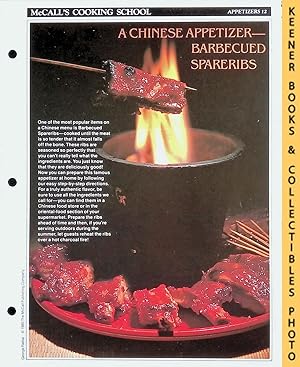 McCall's Cooking School Recipe Card: Appetizers 12 - Chinese Barbecued Spareribs : Replacement Mc...
