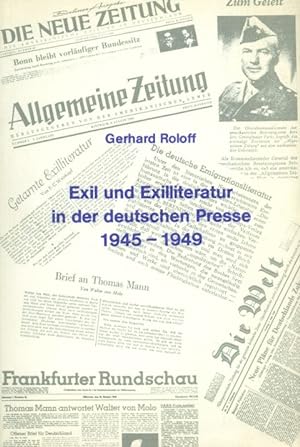 Exil und Exilliteratur in der deutschen Presse. Ein Beitrag zur Rezeptionsgeschichte.