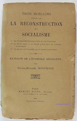 Trois moellons pour la reconstruction du socialisme