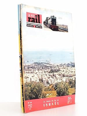 La Vie du Rail [ lot de 4 numéros avec des articles relatifs aux chemins de fer au Moyen-Orient e...