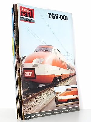 La Vie du Rail [ lot de 8 numéros avec des articles ou des dossiers relatifs au TGV - Train à Gra...