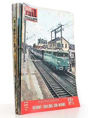La Vie du Rail [ lot de 9 numéros avec des articles relatifs aux chemins de fer en Champagne-Arde...
