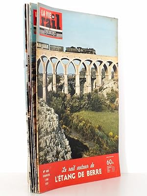 La Vie du Rail [ lot de 7 numéros avec des articles relatifs aux chemins de fer dans les Bouches-...