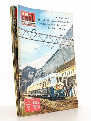 La Vie du Rail [ lot de 7 numéros avec des articles relatifs aux chemins de fer privés en Suisse ...