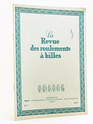 La Revue des roulements à billes. N° 2 - 1937 : Pompes à hélice et pompes rotatives montées sur r...