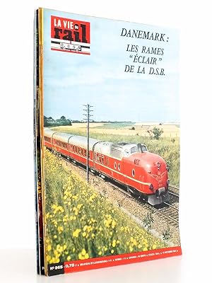 La Vie du Rail [ lot de 5 numéros avec des articles relatifs aux chemins de fer au Danemark et en...