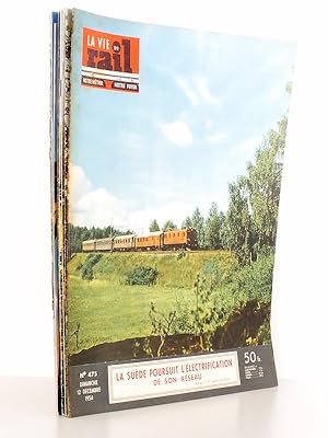 La Vie du Rail [ lot de 7 numéros avec des articles relatifs aux chemins de fer en Suède, Norvège...