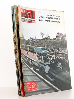La Vie du Rail [ lot de 10 numéros avec des articles relatifs aux chemins de fer, réseau Paris No...