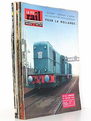 La Vie du Rail [ lot de 13 numéros avec des articles relatifs aux locomotives diesel françaises ]...