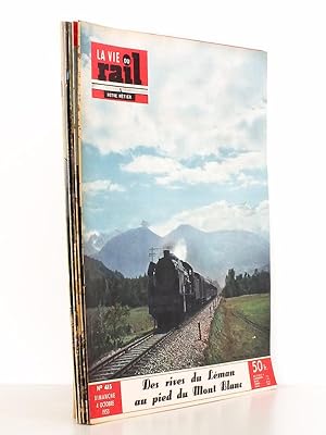 La Vie du Rail [ lot de 5 numéros avec des articles relatifs aux chemins de fer en Suisse : train...