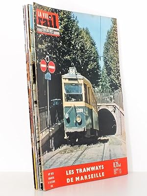 La Vie du Rail [ lot de 7 numéros avec des articles relatifs au rail à Marseille et dans ses envi...