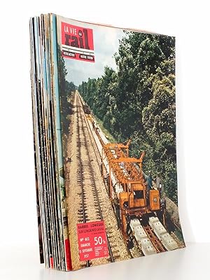 La Vie du Rail [ lot de 16 numéros avec des articles relatifs aux chemins de fer à Nantes et dans...