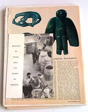 L'art esquimau (dossier de 14 documents des années 1960 et 1970)
