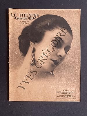 LE THEATRE ET COMOEDIA ILLUSTRE-N°37-1 OCTOBRE 1924