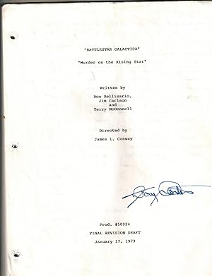Battlestar Galactica "Murder on the Rising Star" Final Revision Draft, Jan. 17, 1979