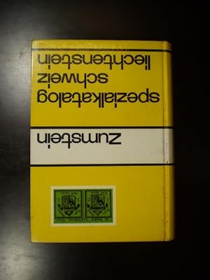 Spezialkatalog über die Briefmarken der Schweiz und von Liechtenstein 1971