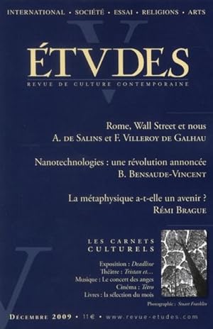 Revue Etudes Assas ; Nanotechnologies : Une Révolution Avancée ; La Métaphysiqye A-T-Elle Un Aven...