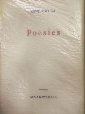 Poésies - Estampes Asao Kawahara - Inscribed by Kenji Omura