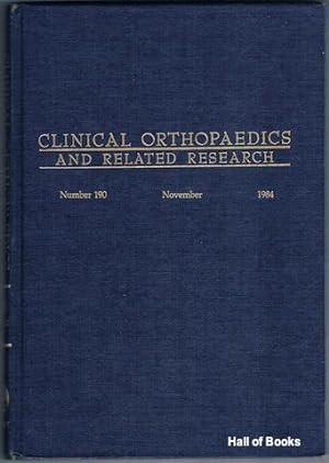 Clinical Orthopaedics and Related Research. Number 190: Antibiotics In Orthopaedics