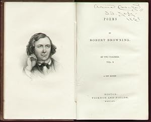 Poems by Robert Browning. Vol. 1. A new edition.