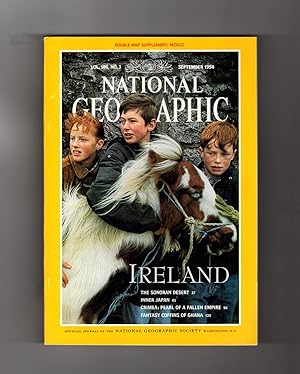 National Geographic Magazine / September, 1994. With Double Map Supplement, "Mexico". Ireland on ...