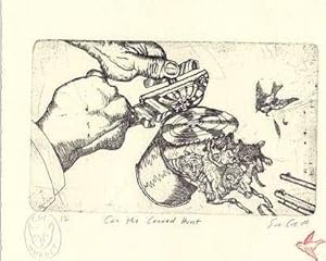 Can the Canned Hunt (SIGNED by Sue Coe. Limited Ed. Etching)