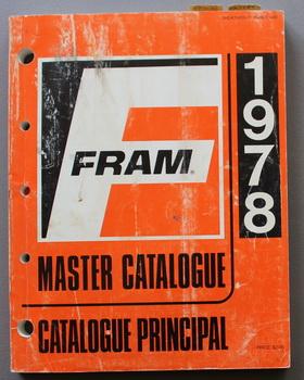 Fram 1978 Master Catalog - Weatherly Index 660