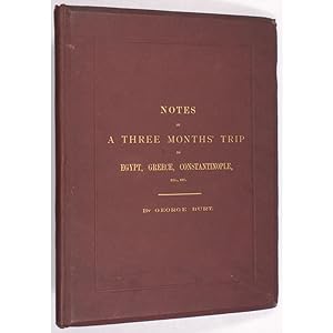 Notes of a three months' trip to Egypt, Greece, Constantinople, and the eastern shores of the Med...