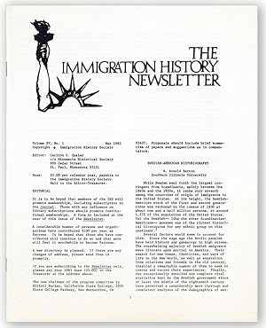 The Immigration History Newsletter, Vol. XV, no. 1, May, 1983