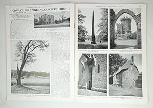 Original Issue of Country Life Magazine Dated September 13th 1946 with a Main Feature on Radway G...