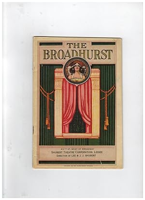 THE BROADHURST: playbill for the March 22, 1926 Production of 'The Green Hat"