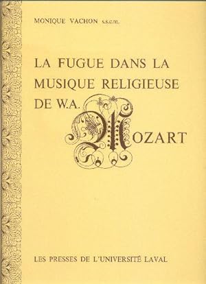 La fugue dans la musique religieuse de W. A. Mozart