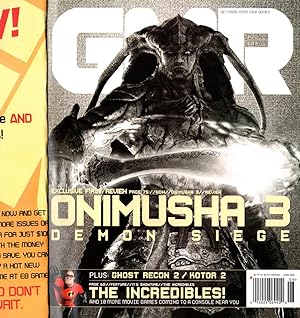 GMR Magazine - June, 2004. Issue # 17, The Samurai Issue. With original Promotional Outer Cover. ...