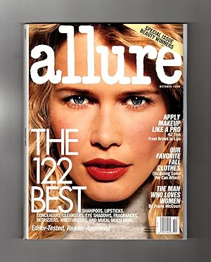 Allure Magazine - October, 1998. Claudia Schiffer cover. Kate Beckinsale, Queen Latifah, Annette ...