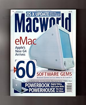 Macworld Magazine - July, 2002. Computer History Ephemera.