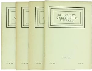 NOUVELLES CHRETIENNES D'ISRAEL. Vol. XI/1960 - No. 1, 2, 3, 4.: