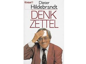 Konvolut "Dieter Hildebrandt/Politisches Kabarett". 4 Titel. 1.) Dieter Hildebrandt: Denkzettel, ...