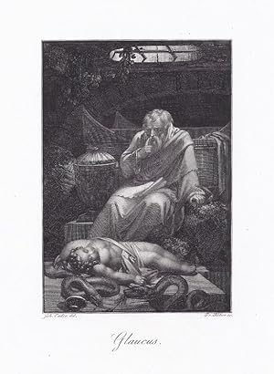 Glaucus - Der Mythos alter Dichter in bildlichen Darstellungen, um 1840