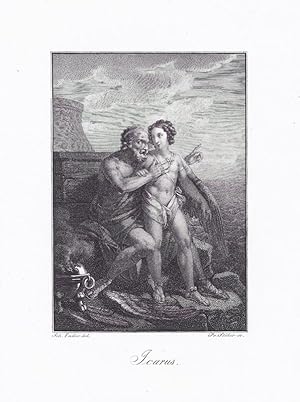 Icarus - Der Mythos alter Dichter in bildlichen Darstellungen, um 1840