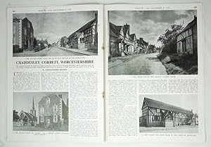Original Issue of Country Life Magazine Dated November 8th 1946 with a Main Feature on Chaddesley...