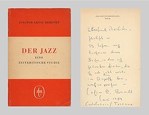 Der Jazz. Eine zeitkritische Studie.