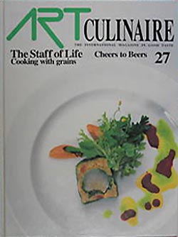ART CULINAIRE Magazine ISSUE NO. 27 winter 1992/93 by Art Culinaire